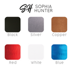 Circle Vine Full Name Monogram - Metal Wall Art/Decor